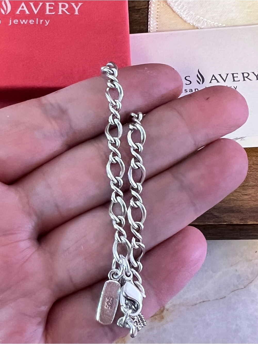 James Avery Twisted Twist Charm Bracelet Sterling Silver 925 - Picture 3 of 9